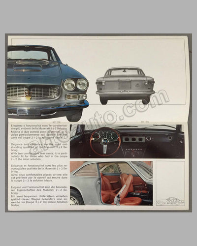 Maserati Sebring factory sales brochure
