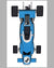 Matra Formula 1 long print, 1970's 2