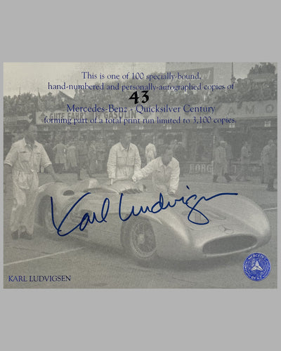 Mercedes-Benz Quick Silver Century book by Karl Ludvigsen 2