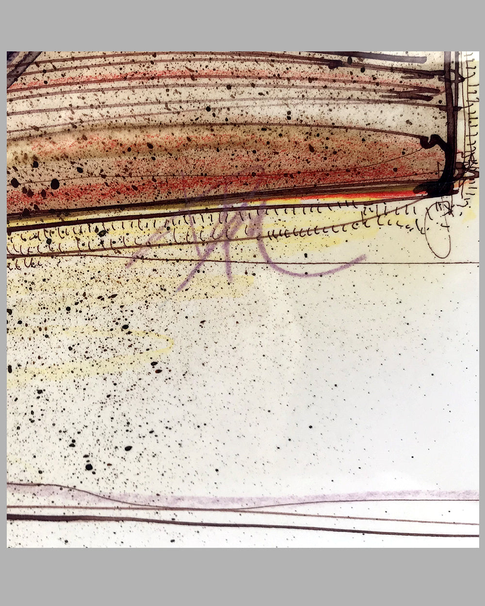 Mercedes-Benz 90 h.p. Touring painting by Dennis Brown 2