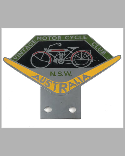 Vintage Motor Cycle Club of Australia badge