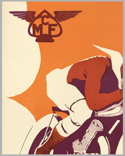 Motorcycle Club de France (MCF) original poster by Geo Ham 3