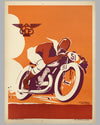 Motorcycle Club de France (MCF) original poster by Geo Ham