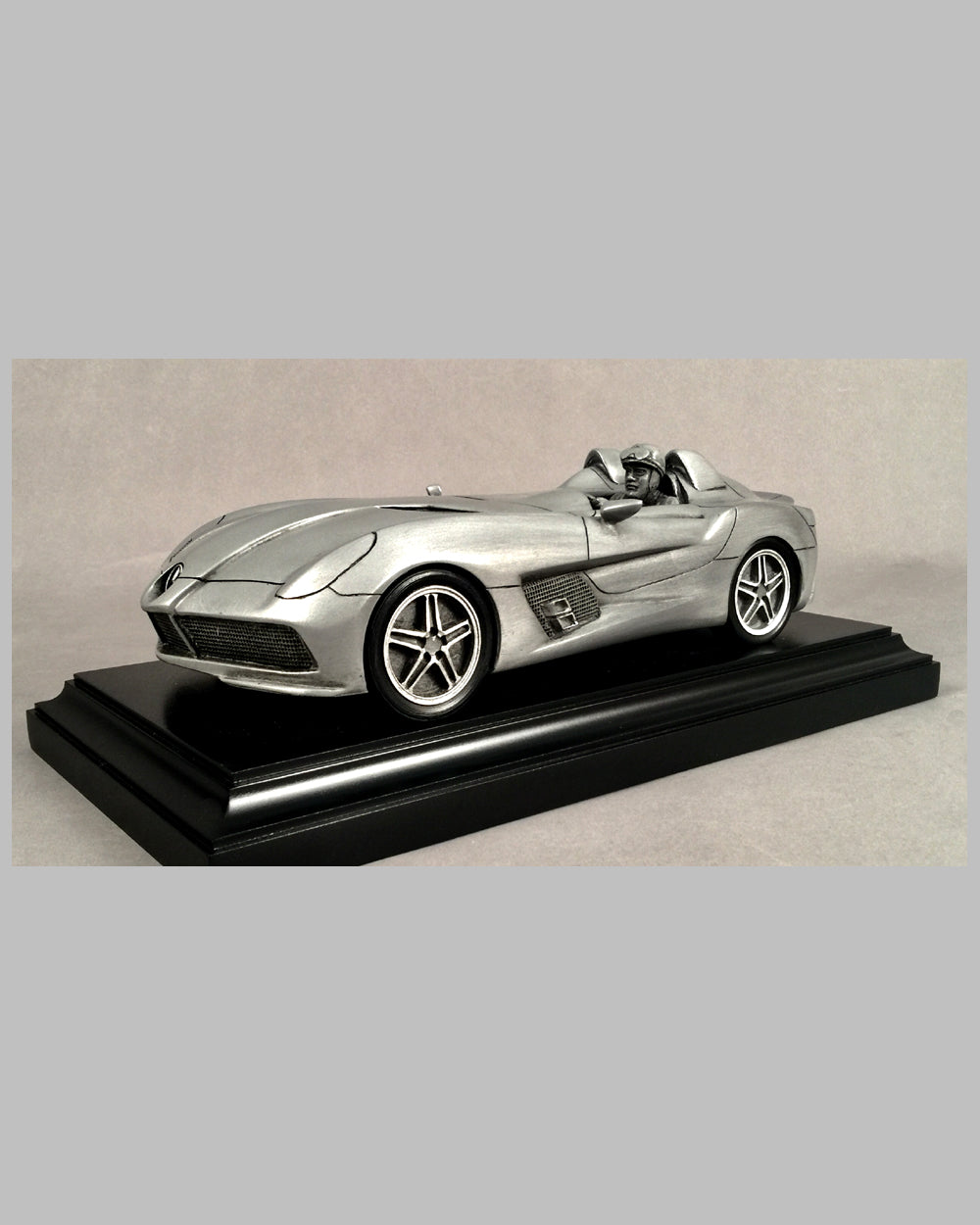 Mercedes Benz McLaren Stirling Moss sculpture by Larry Braun, 2009