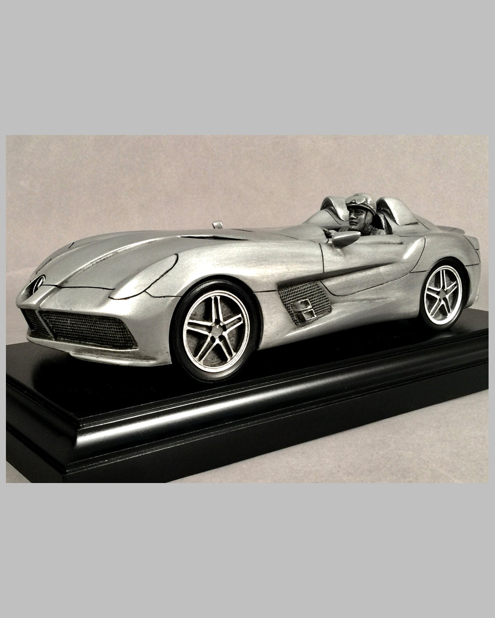 Mercedes Benz McLaren Stirling Moss sculpture by Larry Braun, 2009 zoom