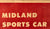 Midland Sports Car Races 1963 poster at Jim Hall's Rattlesnake Raceway