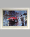 Mille Miglia 1951 Print by Nicholas Watts, autographed