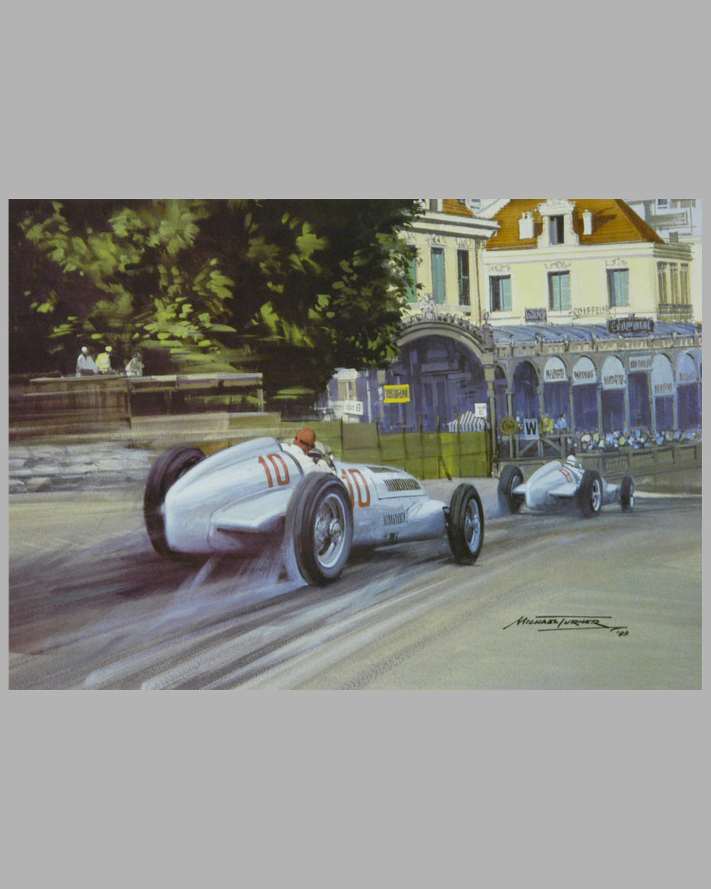 G.P. of Monaco 1937 print by Michael Turner