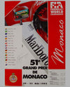 1993 Monaco GP Original Poster
