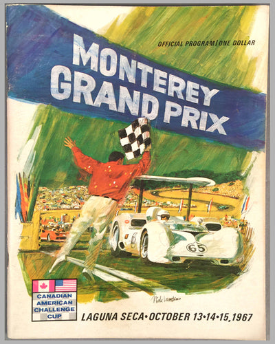 Monterey Grand Prix 1967 in Laguna Seca race program
