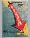500 Miles of Monza original large poster 1957
