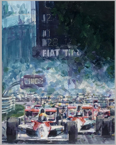 Monza ‘90 Starts painting by Rob Ijbema 2