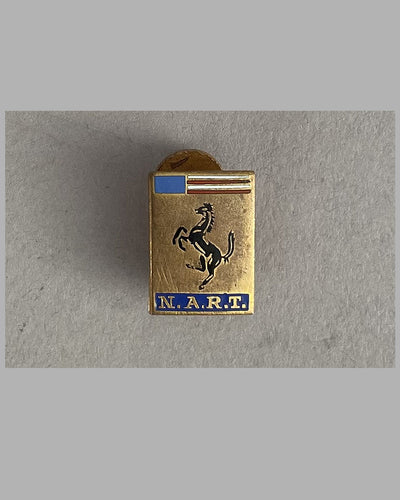 NART lapel pin, late 1950’s, early 1960’s, from the personal collection of Briggs Cunningham