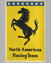 Pair of early NART (North American Racing Team) stickers 2