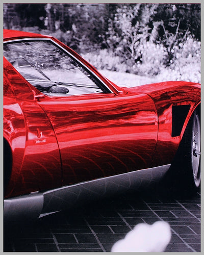 Nicholas Cage Lamborghini Miura SVJ poster