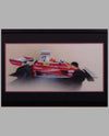 Niki Lauda’s Ferrari 312T painting by Thierry Thompson