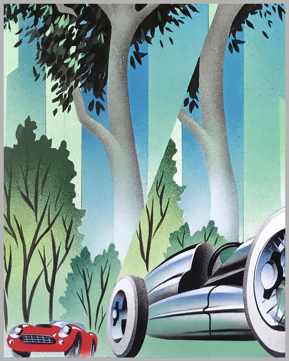 New York City Concours d&#39; Elegance poster 2005 by Alain Lévesque, Canada