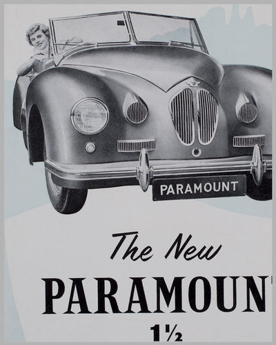 Paramount 1 ½ sales brochure, early 1950’s 2
