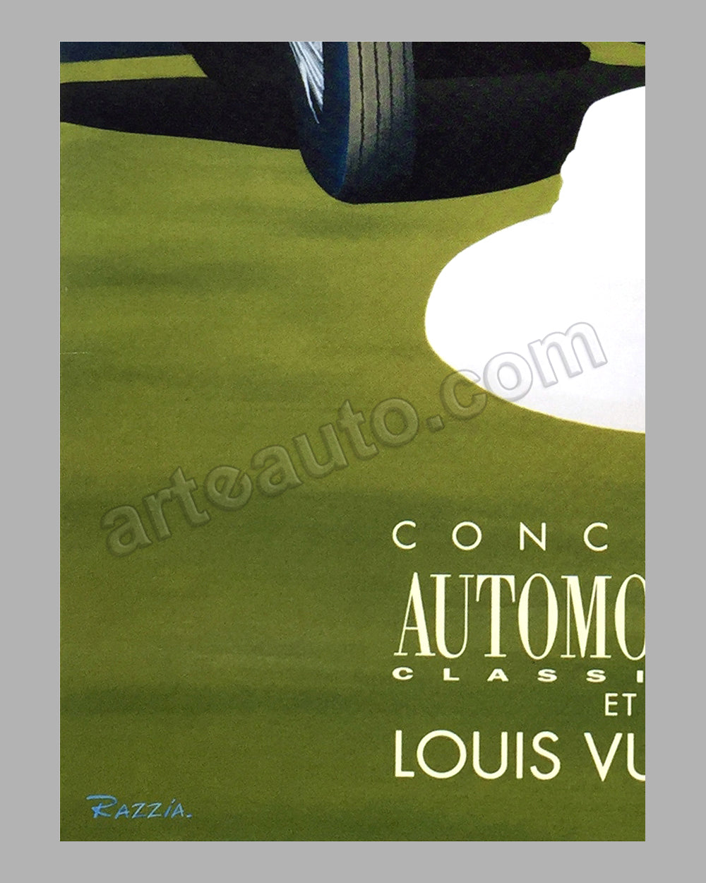 The Louis Vuitton Classic at the Hurlingham Club 1998 large poster by  Razzia - l'art et l'automobile