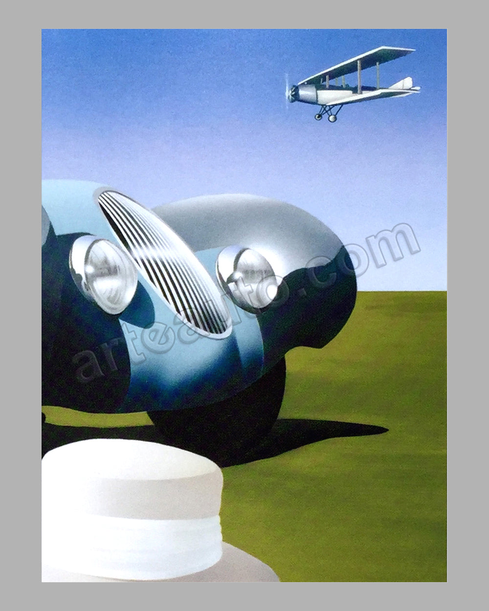 Louis Vuitton - Parc de Bagatelle Concours d’Elegance 1998 large poster by Razzia
