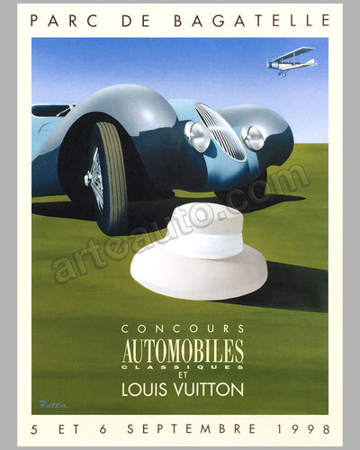 Louis Vuitton Bagatelle Concours d'Elegance event poster by Razzia - l'art  et l'automobile