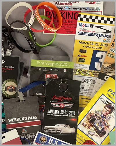 Collection of event passes... 2