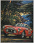 Pebble Beach Tour d'Elegance painting by Barry Rowe, 2010 2