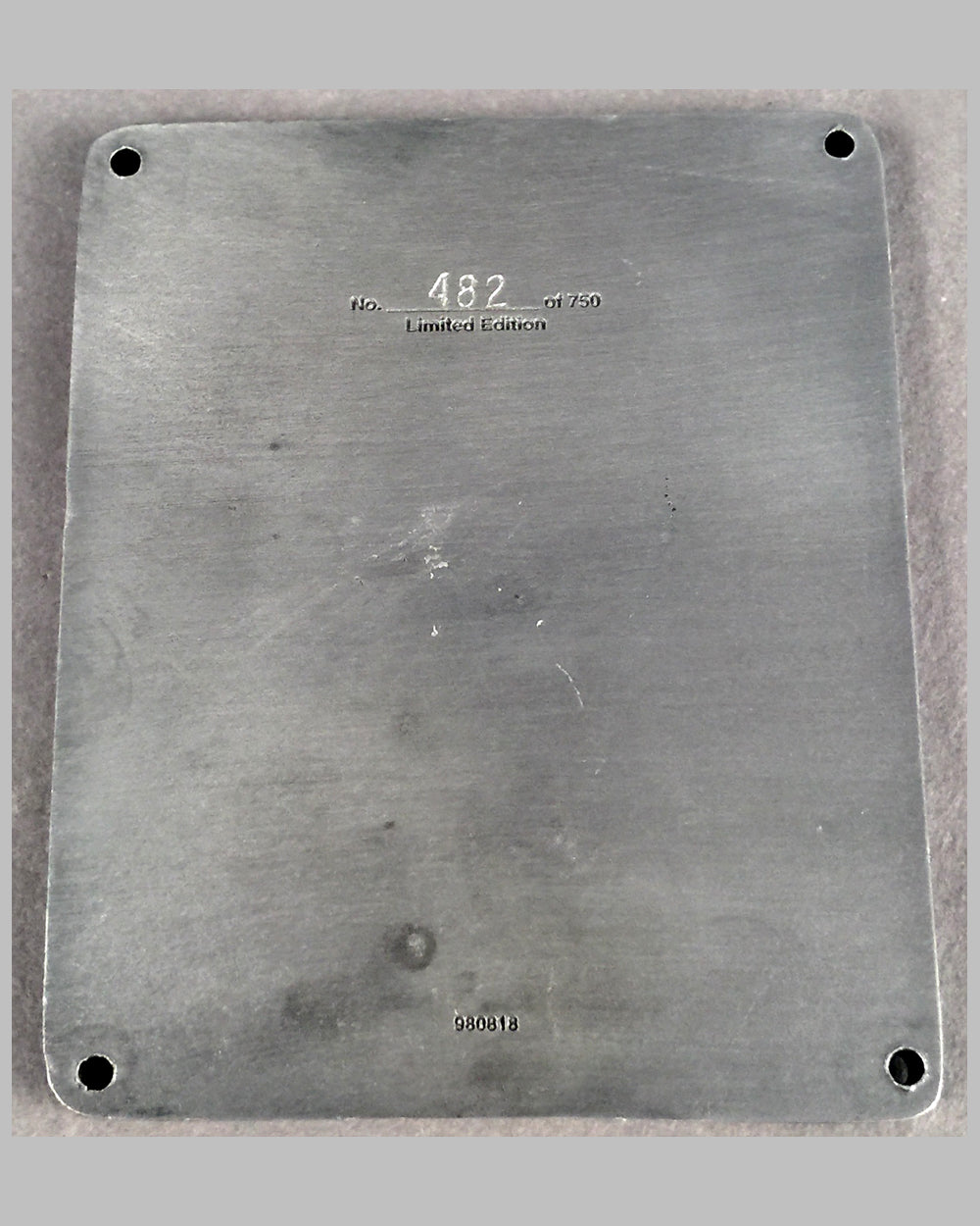 1998 Pebble Beach participant plaque 3