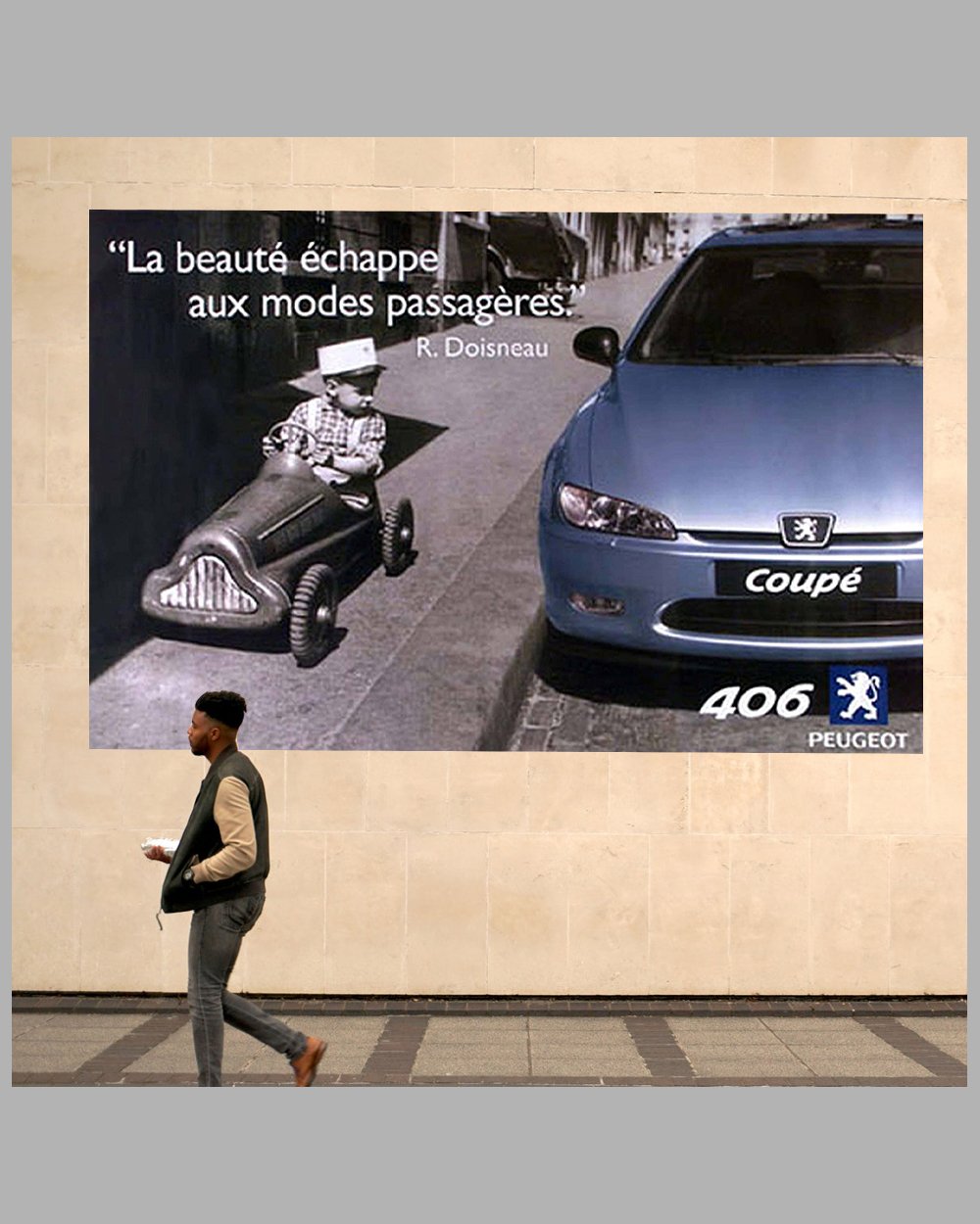 Peugeot 406 Original Billboard Poster 3