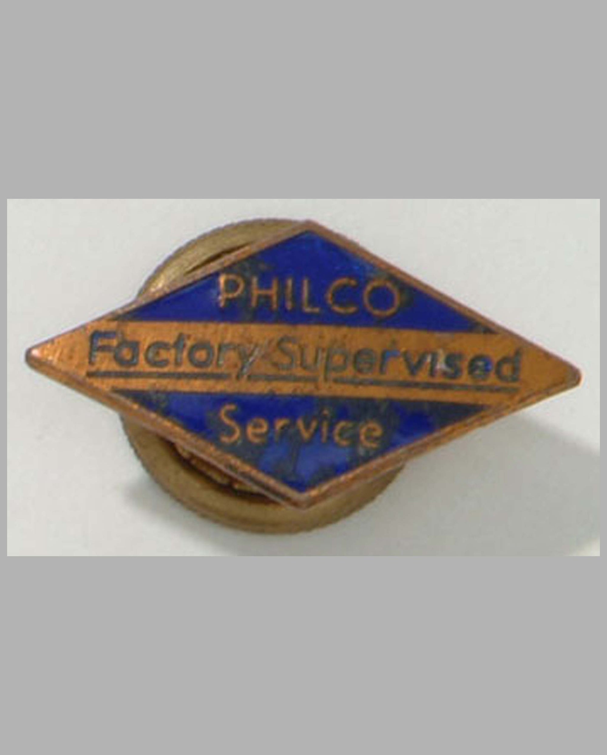 Philco Factory Service pin