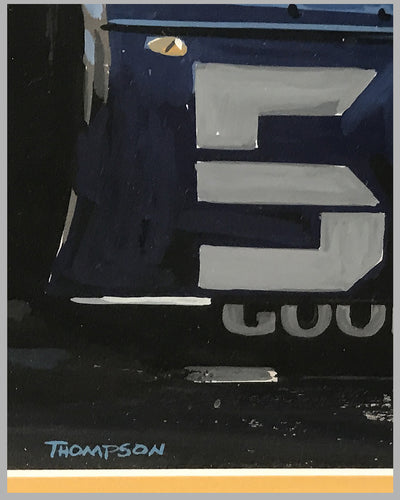 Nelson Piquet’s Brabham BT49T painting by Thierry Thompson 3