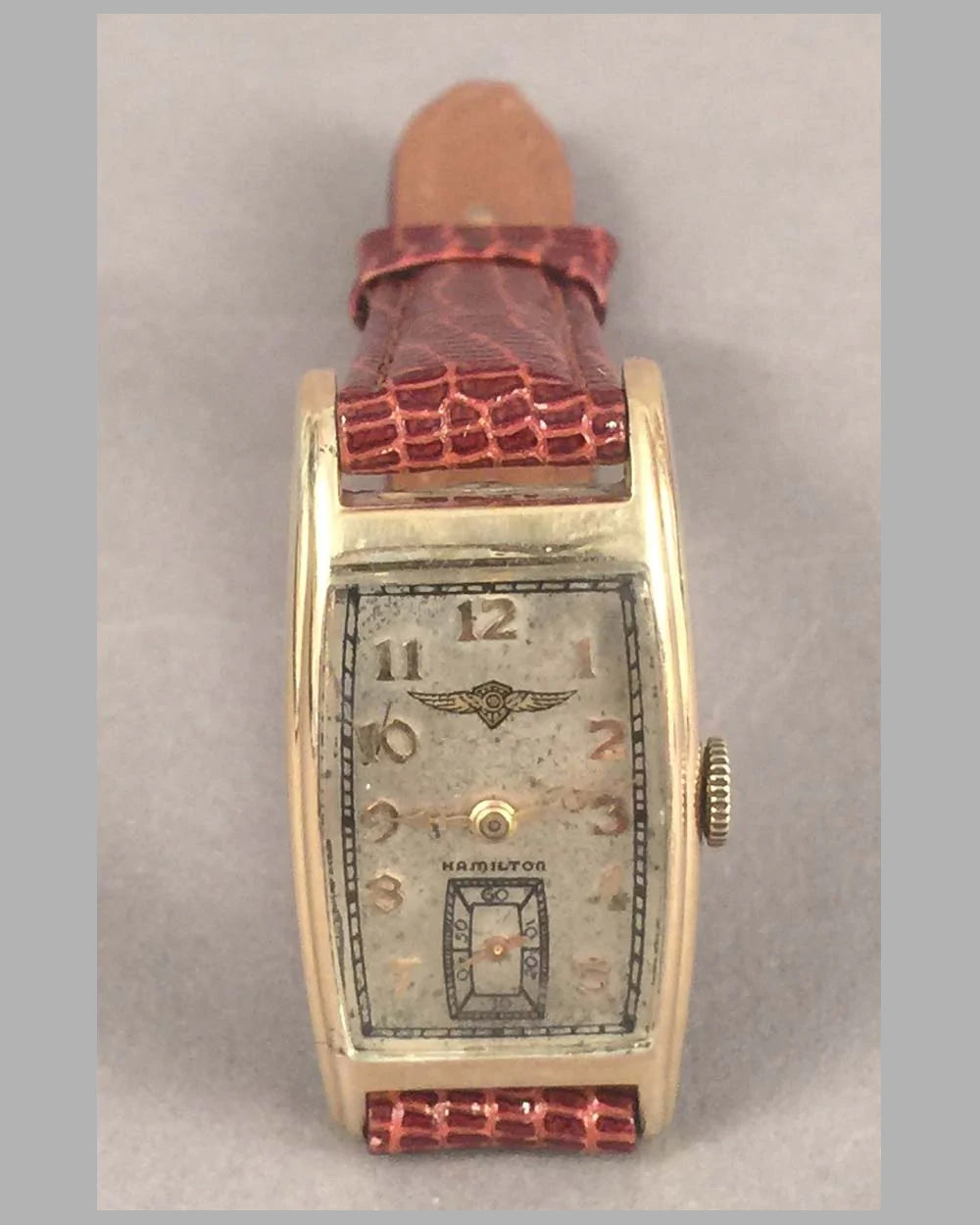 1938 Dodge - Plymouth Hamilton Curvex Wrist Watch