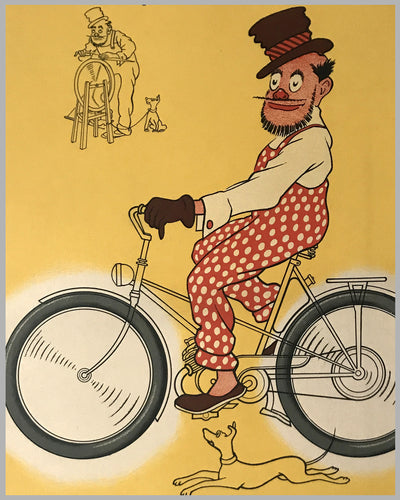 Pneu Hutchinson original poster ca. 1940 by Mich 2
