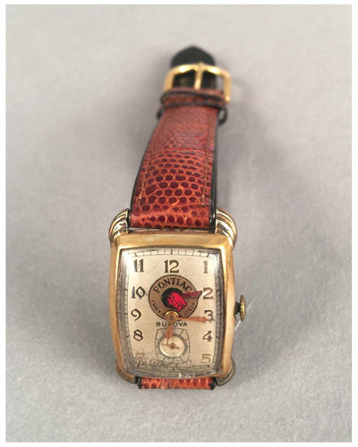 Pontiac wrist watch by Bulova, 1935