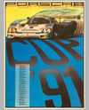 1991 Porsche Cup Porsche Victory Poster