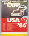 1986 Porsche Cup USA Victory Poster