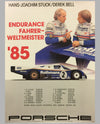 1985 World Endurance Champions Victory Poster
