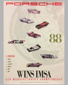 1988 Porsche GTP Manufacturer Winner in IMSA Porsche Victory Poster