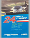 1987 24 Heures du Mans Porsche Victory Poster