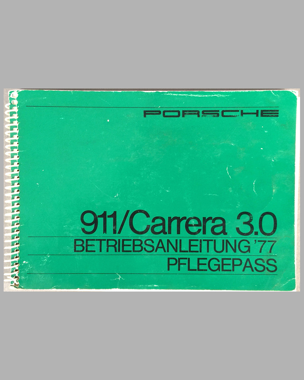 Porsche 911 / Carrera 3.0 1997 factory owners manual and warranty