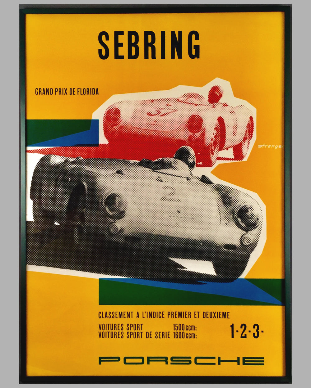 Porsche Sebring poster by Strenger