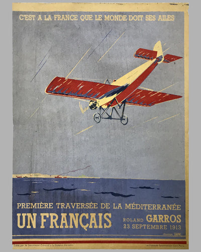 Premiere Traversée de la Mediterranée original poster 1930s 3