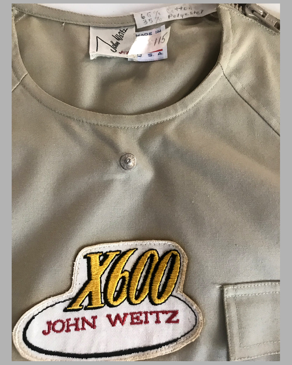 John Weitz prototype driving suit 4