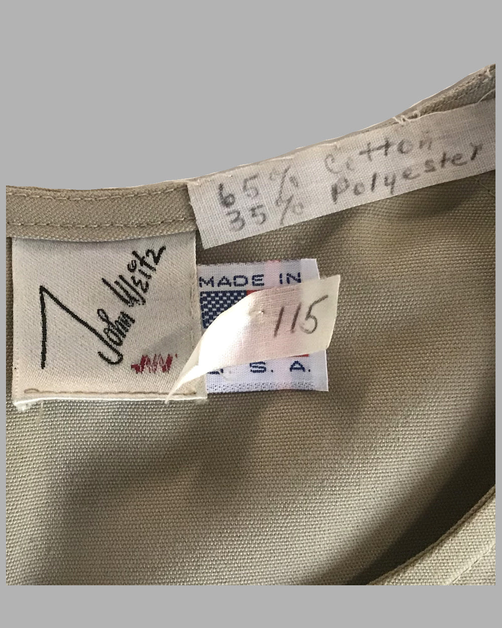 John Weitz prototype driving suit 8