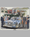Mercedes wins the Rally of Monte Carlo in 1960 print by Ken Dallison, 1986 2