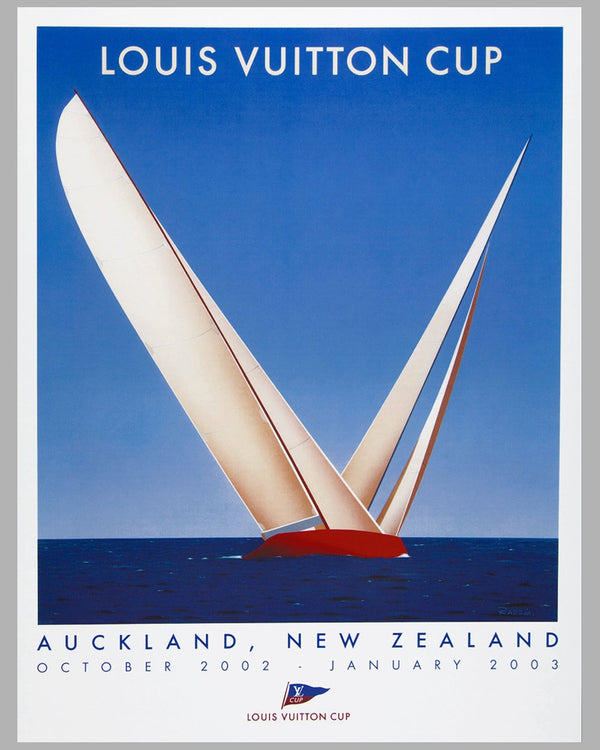 LOUIS VUITTON CUP ORIG. POSTER by RAZZIA AUCKLAND 2003