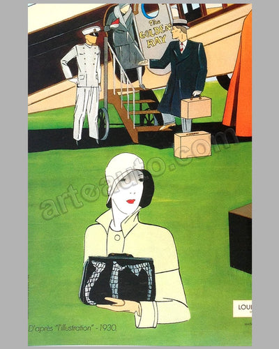Louis Vuitton Traveling with Style exhibition at the Victor & Albert Museum  large poster by Razzia - l'art et l'automobile