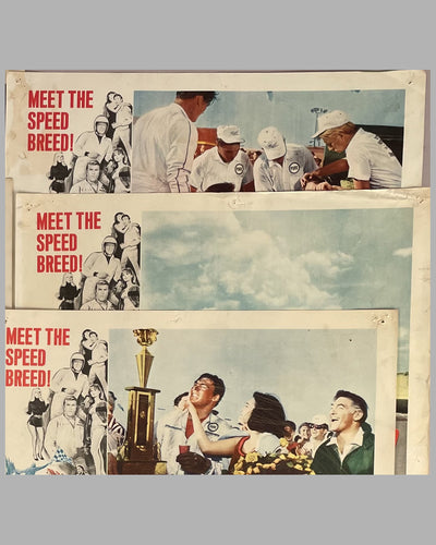 Complete set of 8 color lobby cards for the movie Red Line 7000 w/ James Caan, 1965 4