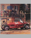 René Dreyfus - Scuderia Ferrari P3 Alfa Romeo - Grand Prix de Dieppe 1935 print by Peter Hearsey, 1991 5