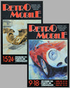 Two Retromobile exposition posters for 1990 & 1991 by Adrian Mutch and Geo Ham, Lot of 2